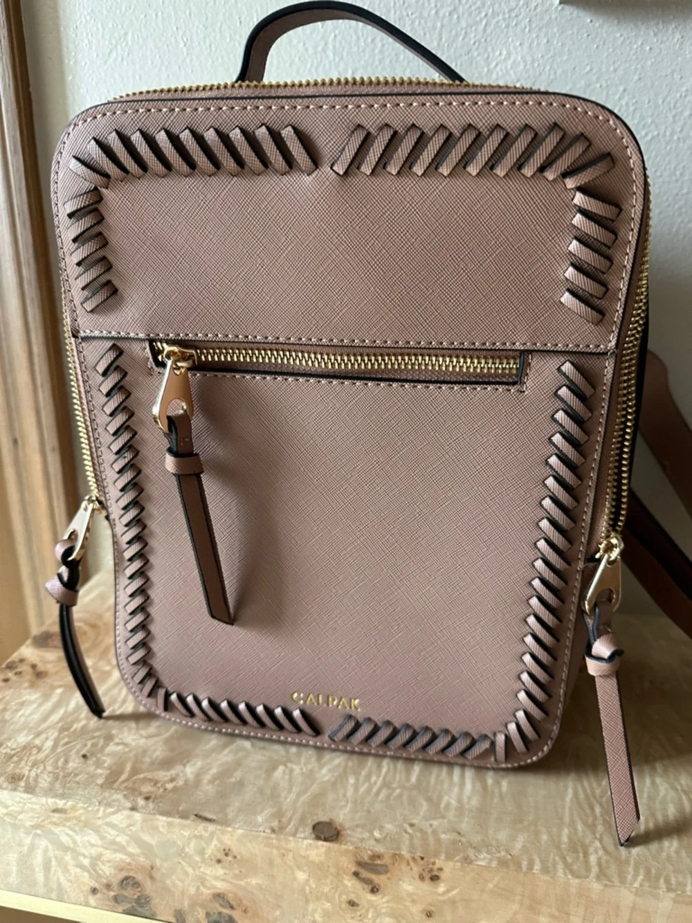 Calpak Mini Kaya Backpack in Caramel- NWOT